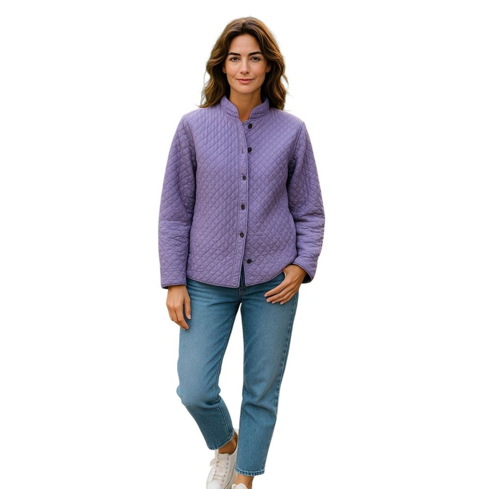Kiko Jacket  Women’s Size S purple 100% Silk  Embroidered Vintage 2YK  #173
